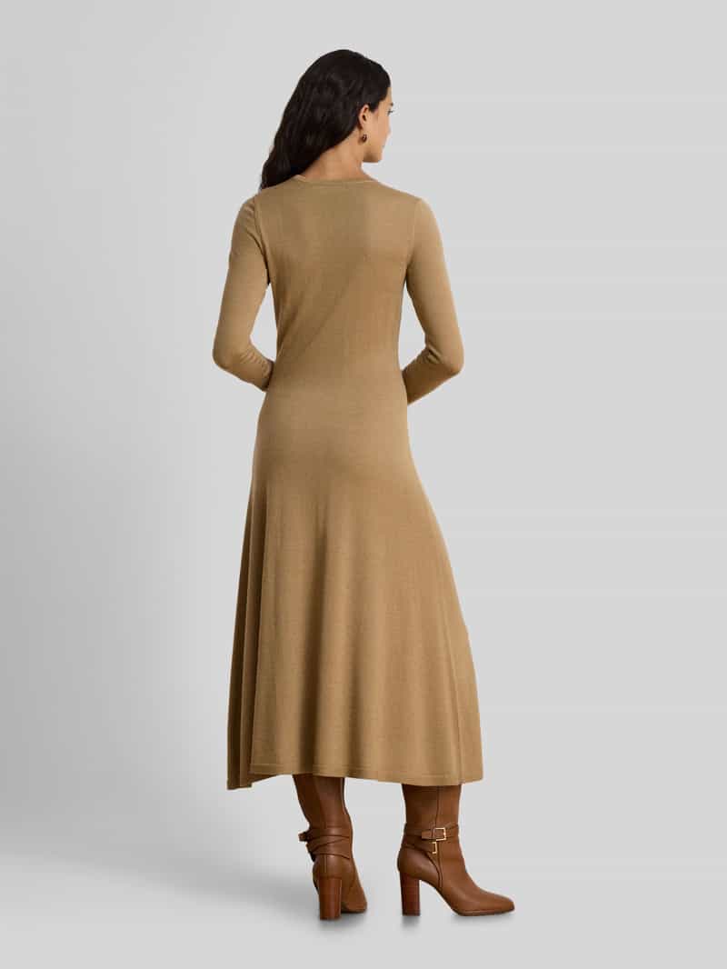 Lauren Ralph Lauren A-lijn vrijetijdsjurk van pure wol model 'VORLEY'