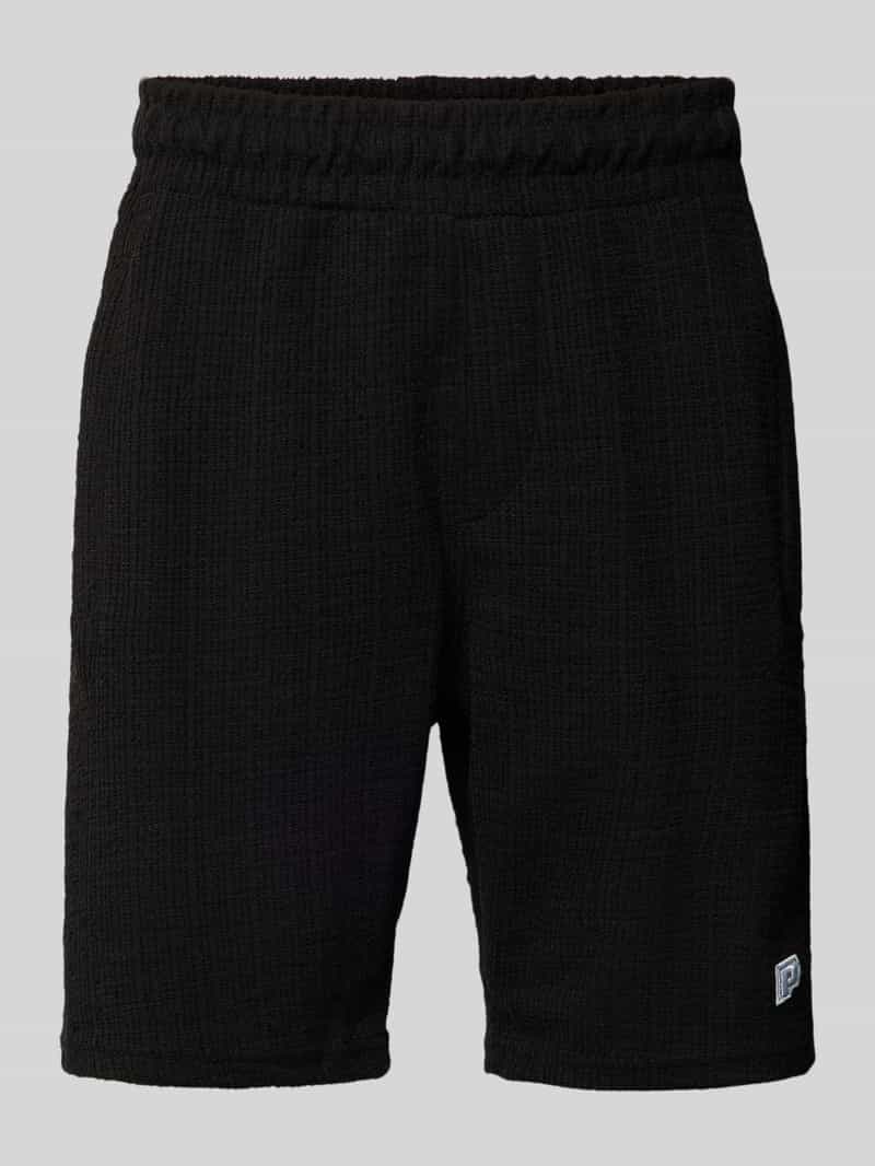 Pegador Regular fit sweatshorts met labelstitching model 'LIBCO'