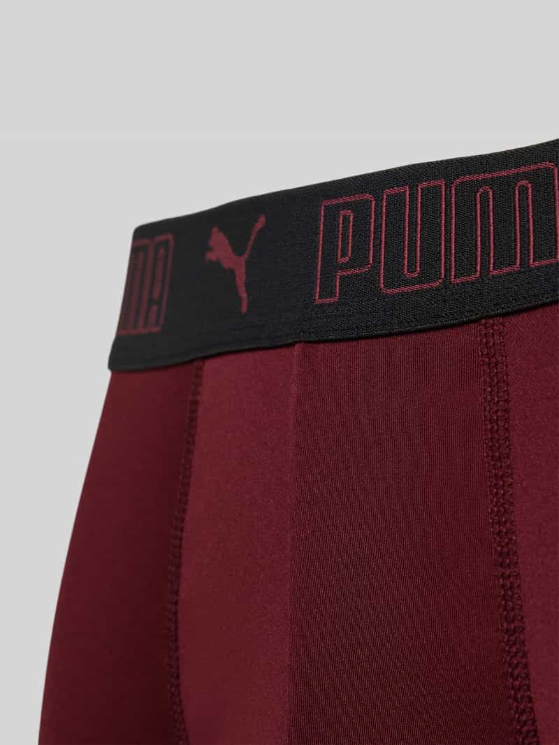 Puma Boxershort met elastische logoband in een set van 2 stuks
