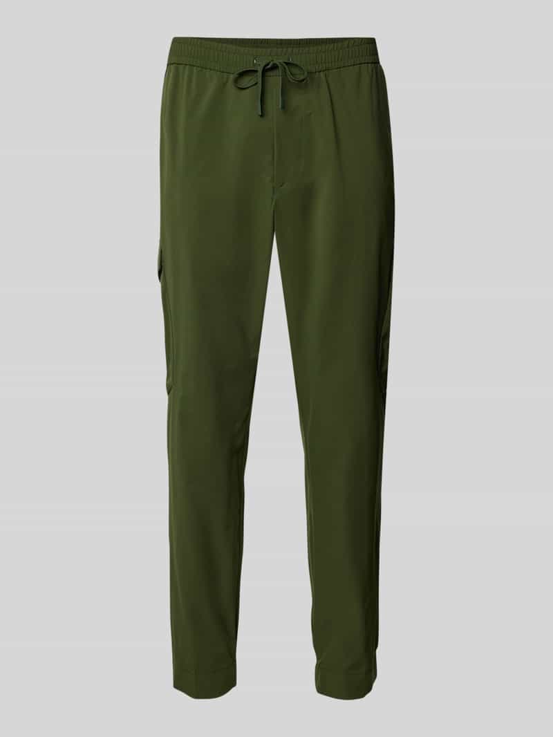BOSS Green Broek met cargozakken en elastische band