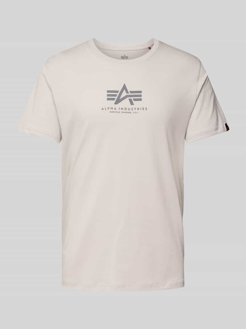 alpha industries T-shirt met labelprint
