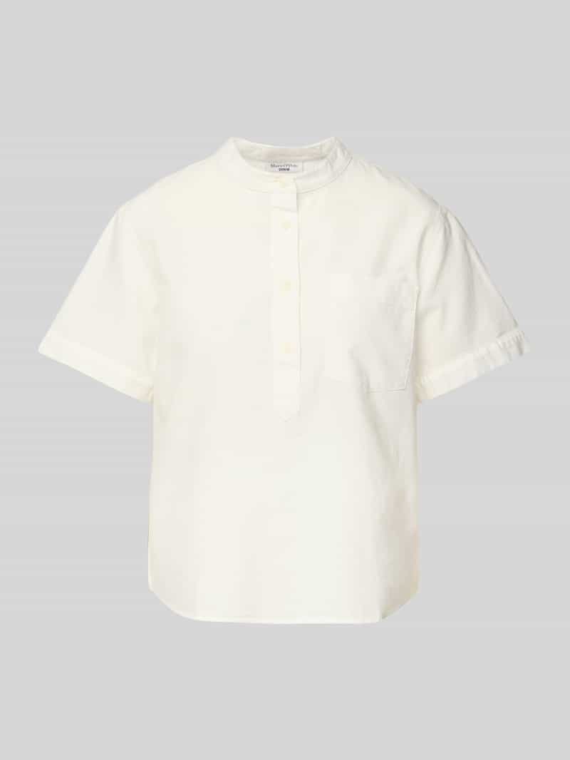 Marc O'Polo DENIM Regular fit overhemdblouse met opstaande kraag