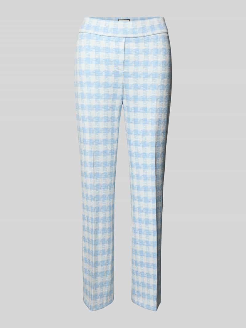 SEDUCTIVE Broek in verkorte pasvorm met persplooien model 'NANETTE'