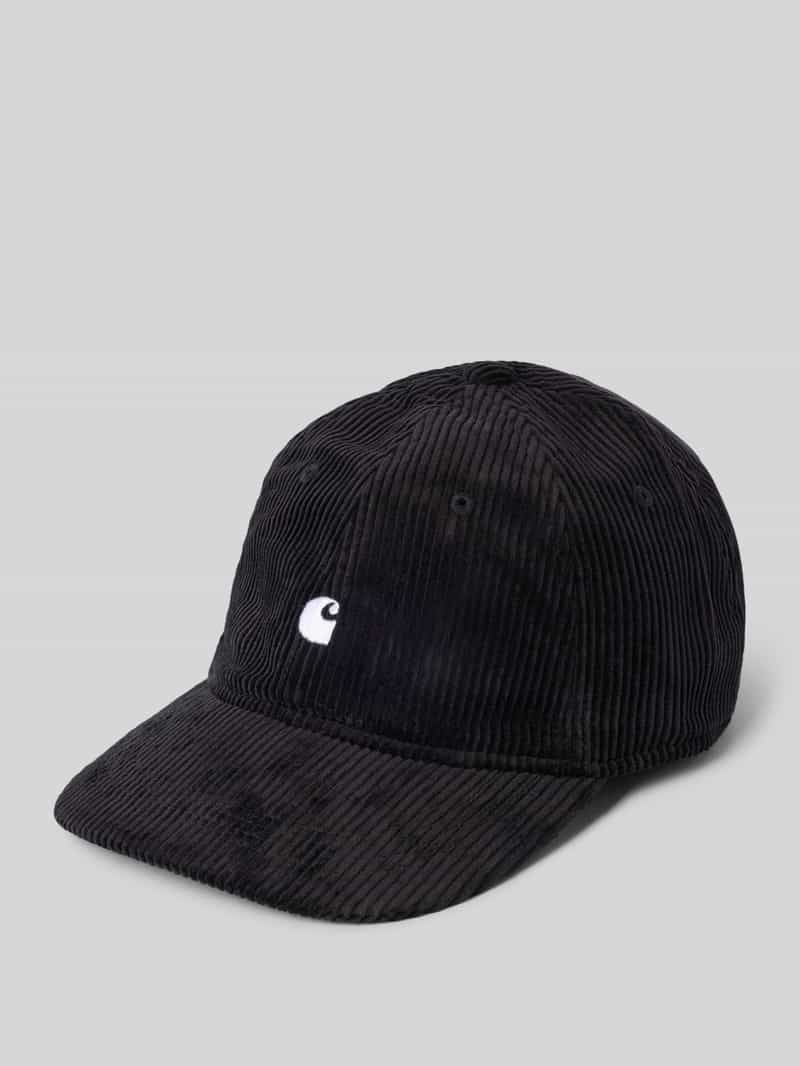 Baseballpet met logo-stiksel model 'Harlem'