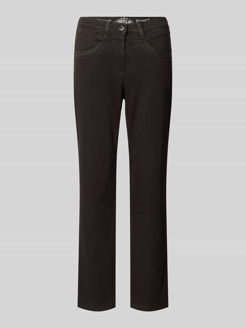 Raphaela By Brax Stoffen broek met steekzakken model 'Laura'