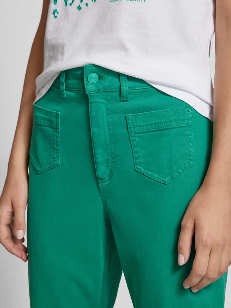 comma Casual Identity Regular fit jeans met opgestikte zakken
