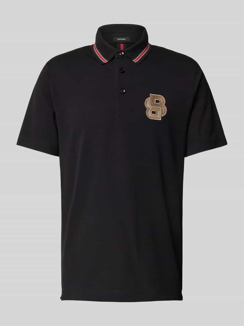 Boss Regular fit poloshirt met logobadge model 'Parris'
