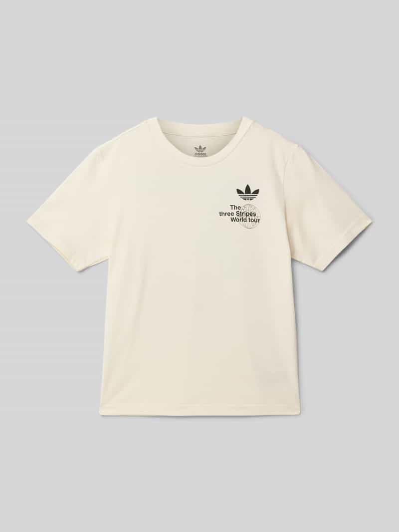 adidas Originals T-shirt met labelprint
