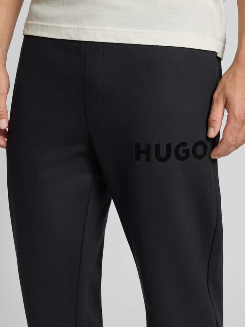 HUGO Regular fit sweatbroek van puur katoen model 'DUMRULO'