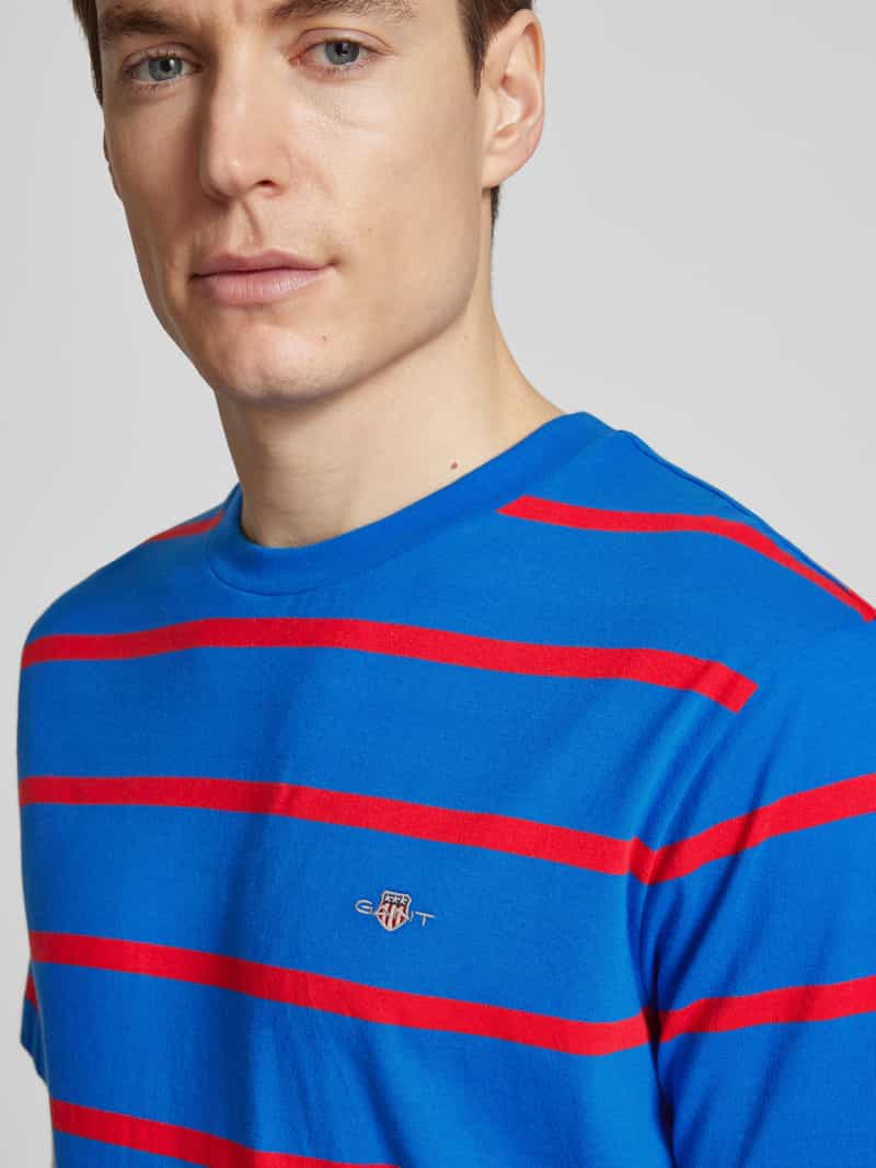 Gant T-shirt met labelstitching