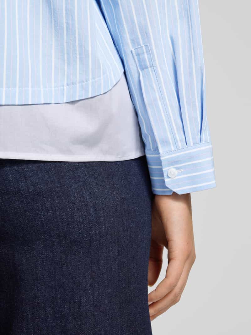 milano italy Regular fit overhemdblouse met borstzak