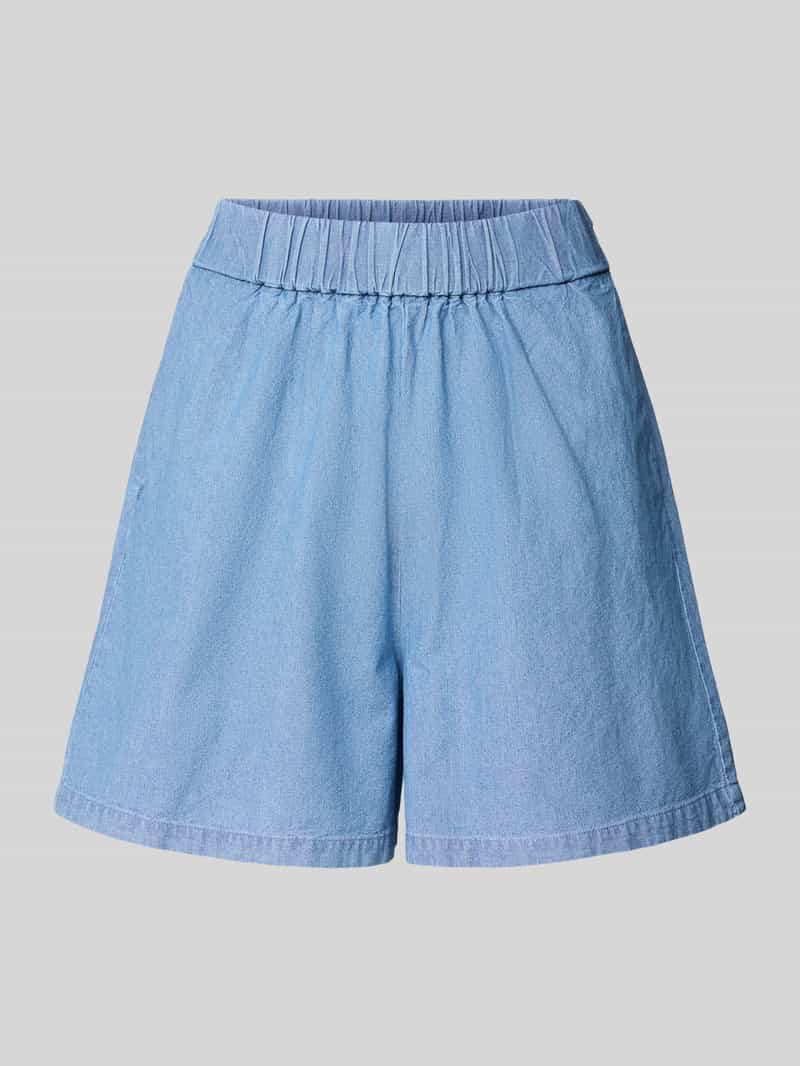 Pieces Loose fit korte broek van puur katoen model 'MIA'