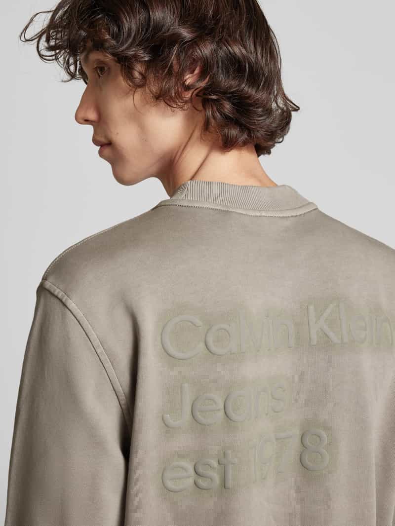 Calvin Klein Jeans Sweatshirt met logodetail
