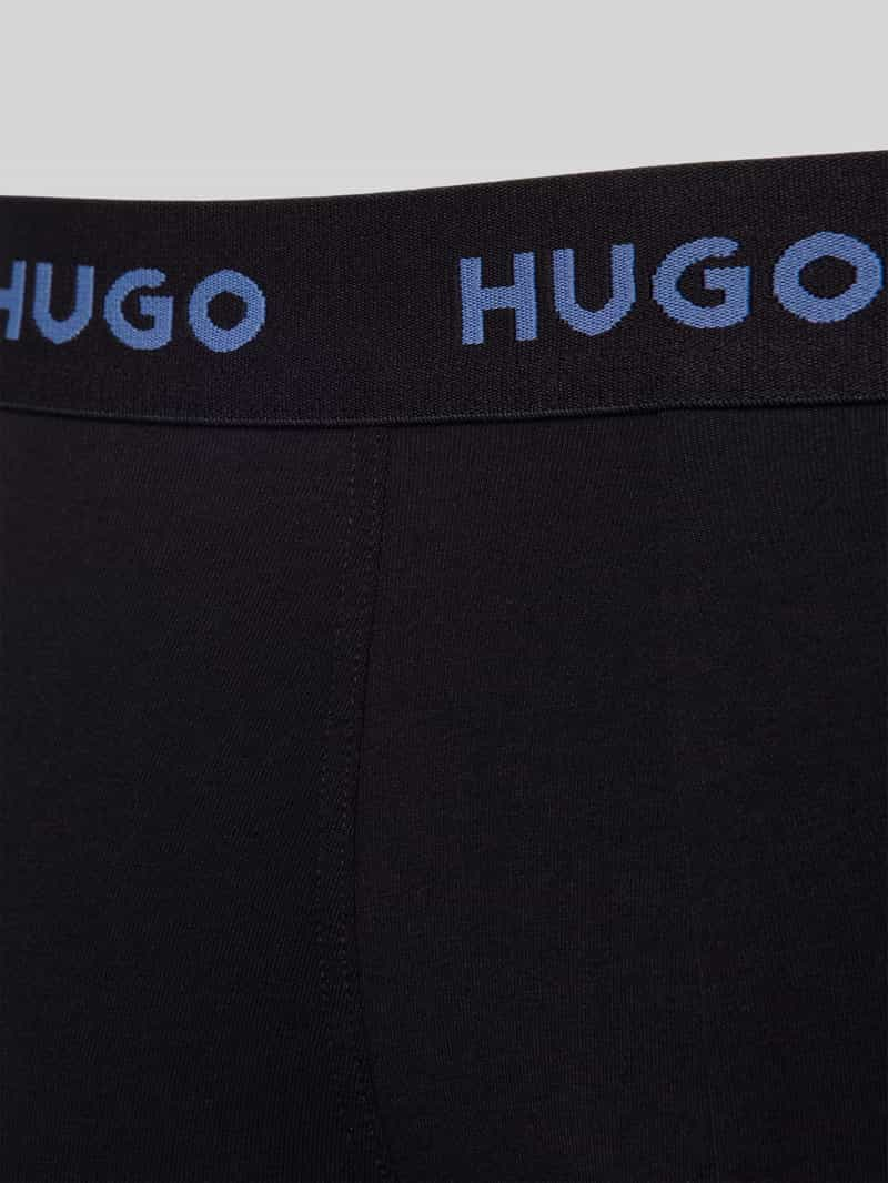 HUGO Boxershort met elastische logoband in een set van 3 stuks