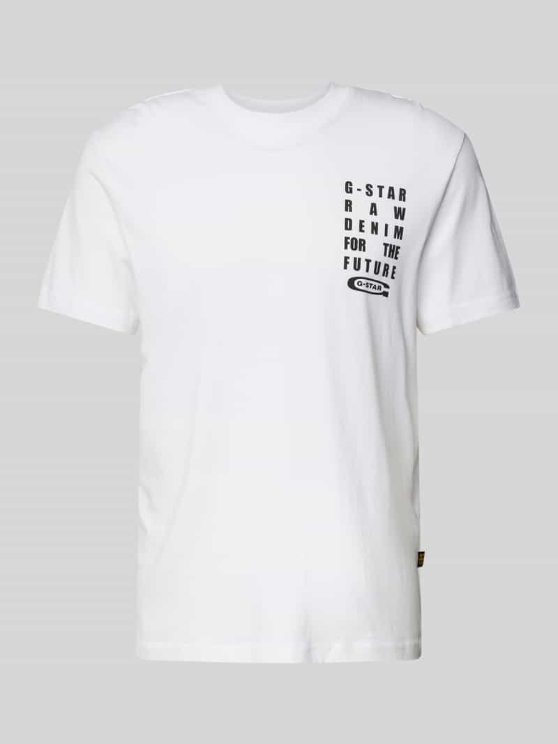 G-Star Raw T-shirt met labelprint
