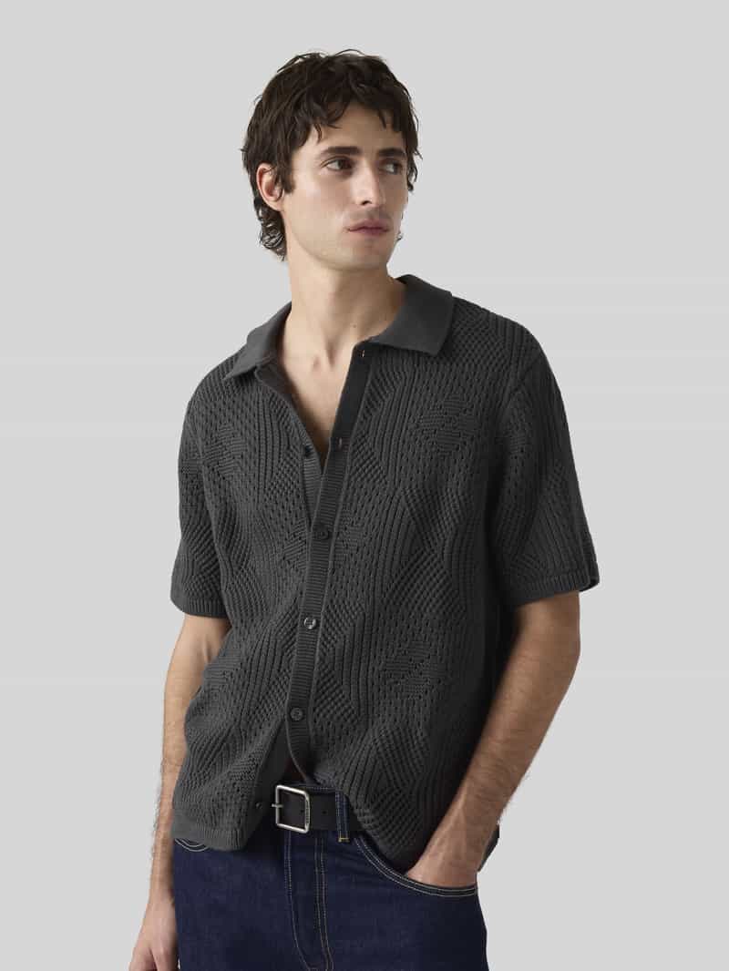 Levi's regular fit overhemd met korte mouwen van puur katoen zwart, foto 6