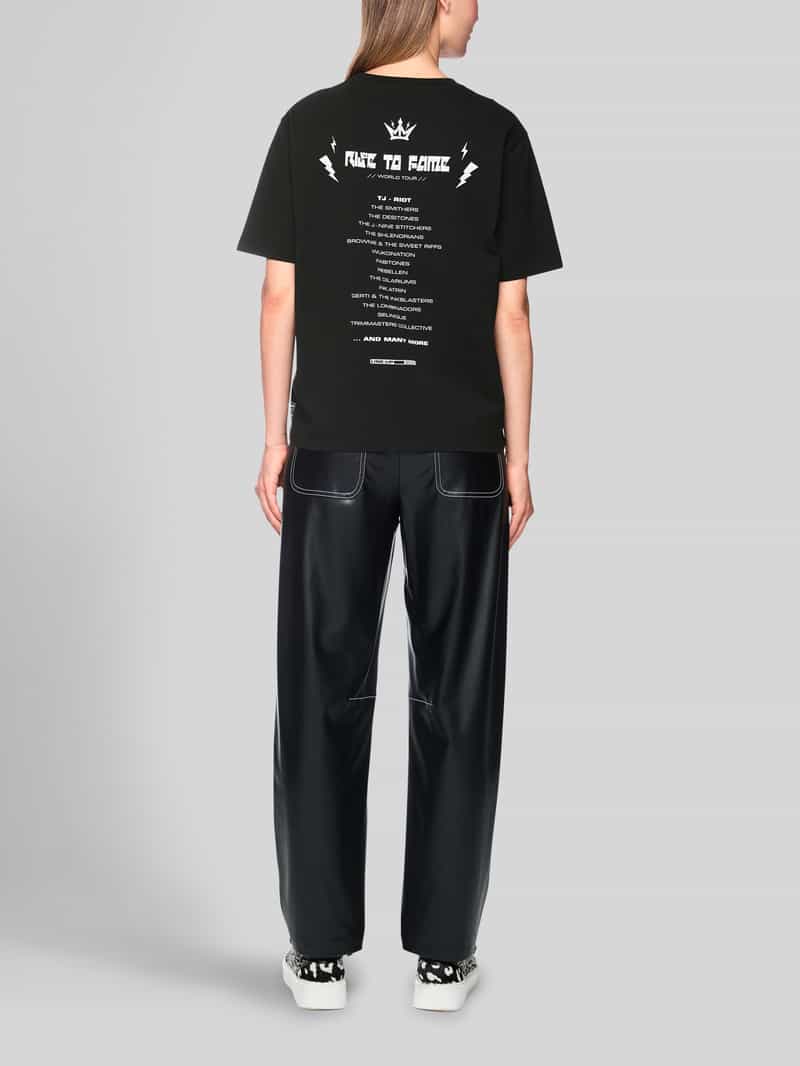 Marc Cain T-shirt met Catitude-motiefprint