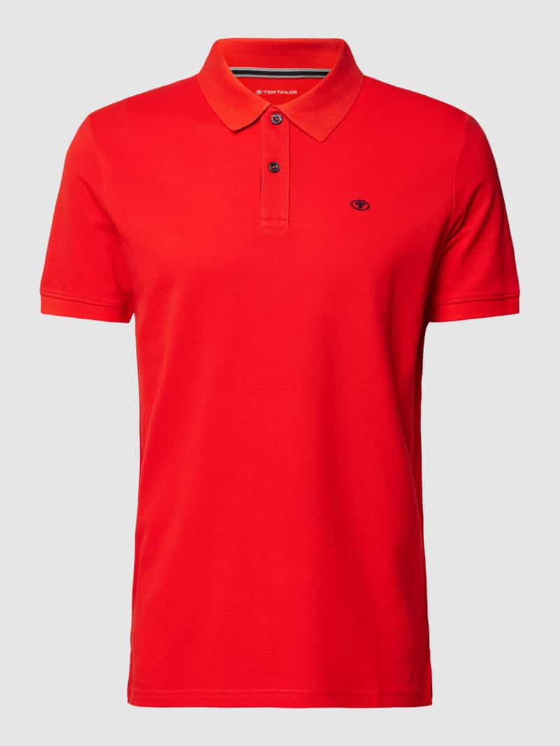 Tom Tailor Regular fit poloshirt met logostitching