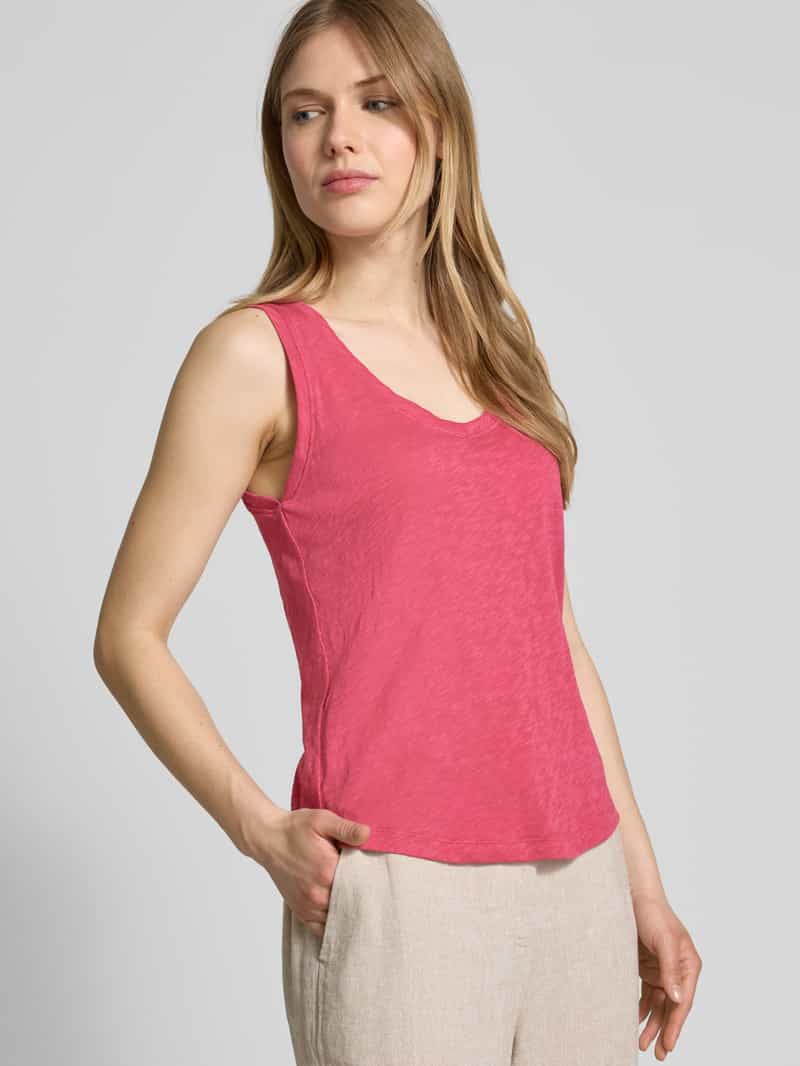 Marc O'Polo Regular fit tanktop van katoenen slubjersey