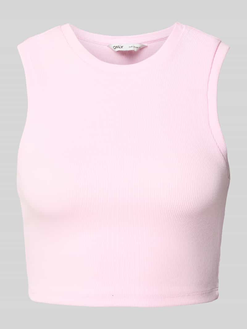 Only Slim fit korte tops van katoenmix model 'VILMA'
