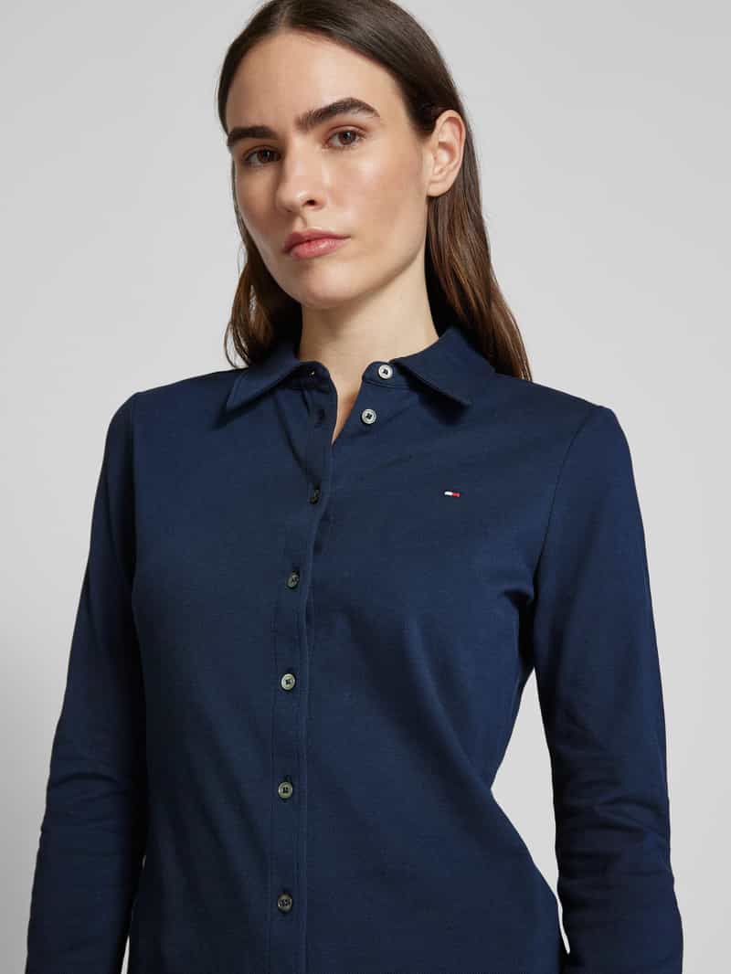 Tommy Hilfiger Slim fit overhemdblouse in design met lange mouwen model '1985'