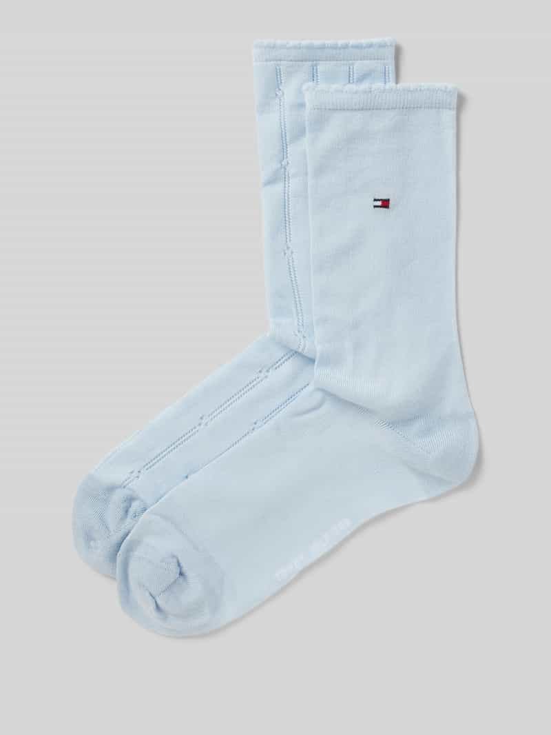 Tommy Hilfiger Sokken met logoprint in een set van 2 paar