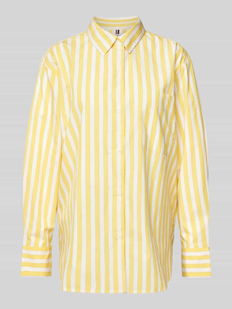 Tommy Hilfiger Easy fit overhemdblouse met knoopsluiting