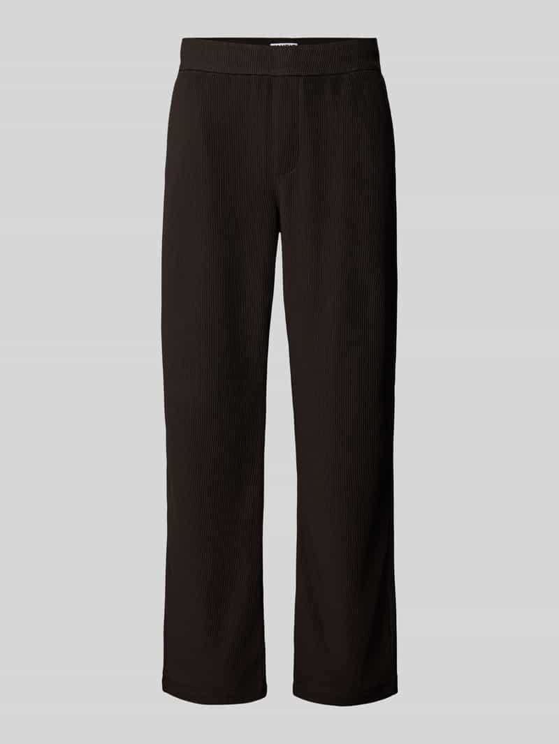JAKE*S STUDIO MEN Sweatpants in riblook met elastische band
