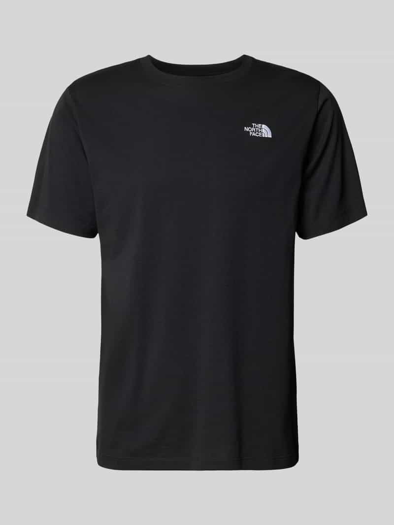 The North Face Regular Fit T-shirt met logo-stiksel zwart, foto 6