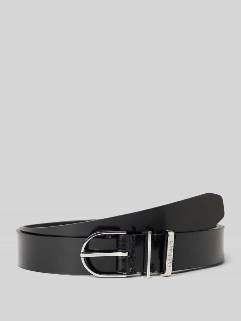 CK Calvin Klein Riem van runderleer met doornsluiting