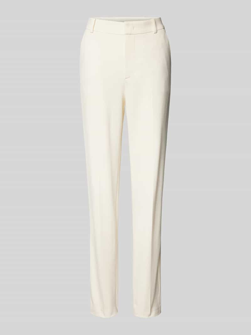 Oui Straight leg pantalon met steekzakken