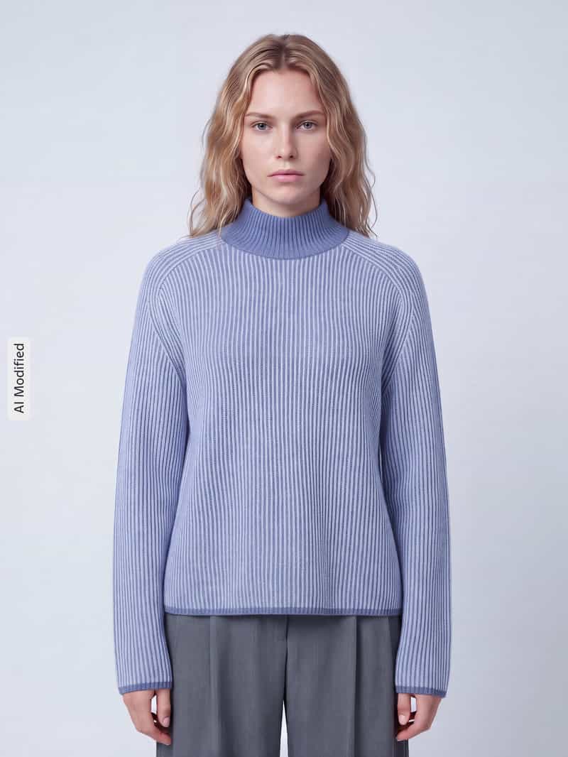 Tom Tailor Pullover met mock neck kraag