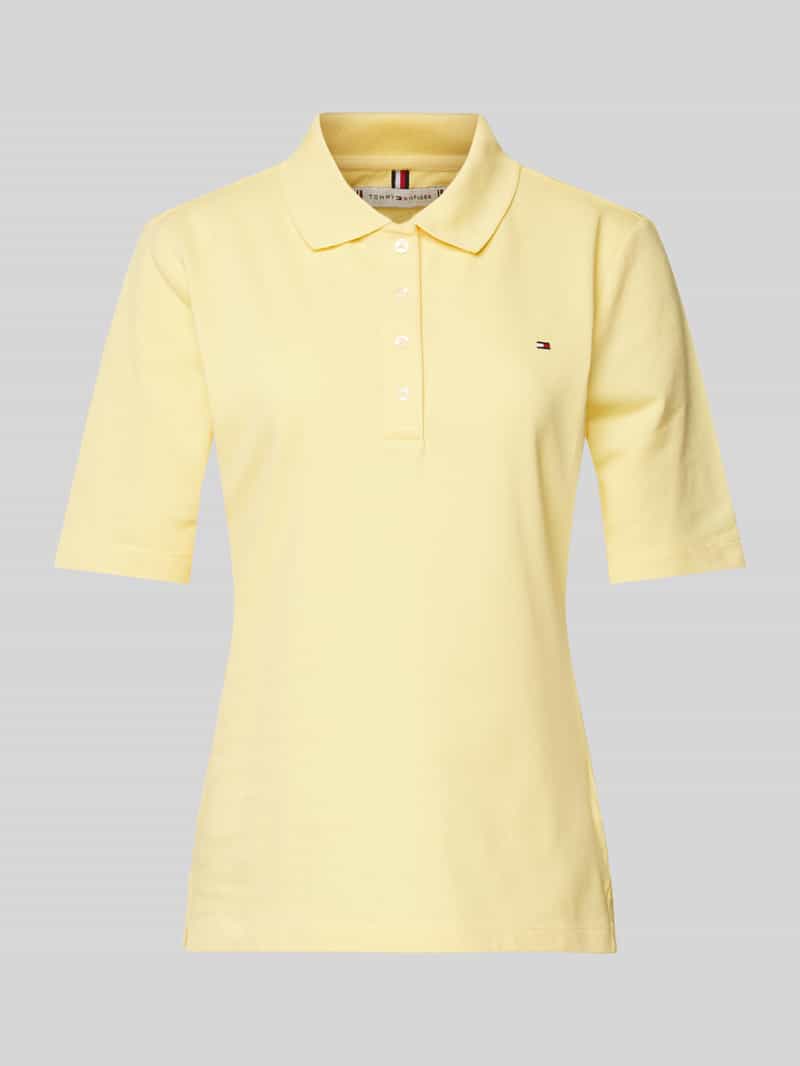 Tommy Hilfiger Regular fit poloshirt met logostitching model '1985'