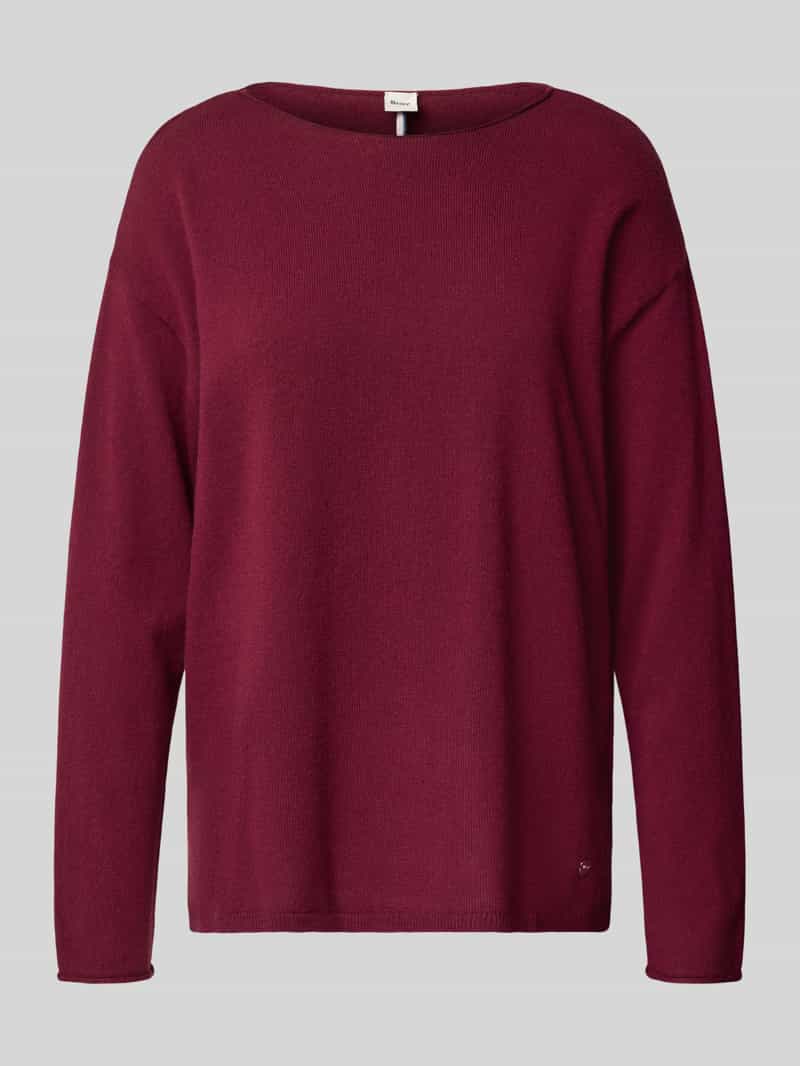 BRAX Wollen pullover met boothals model 'STYLE.LIZ'