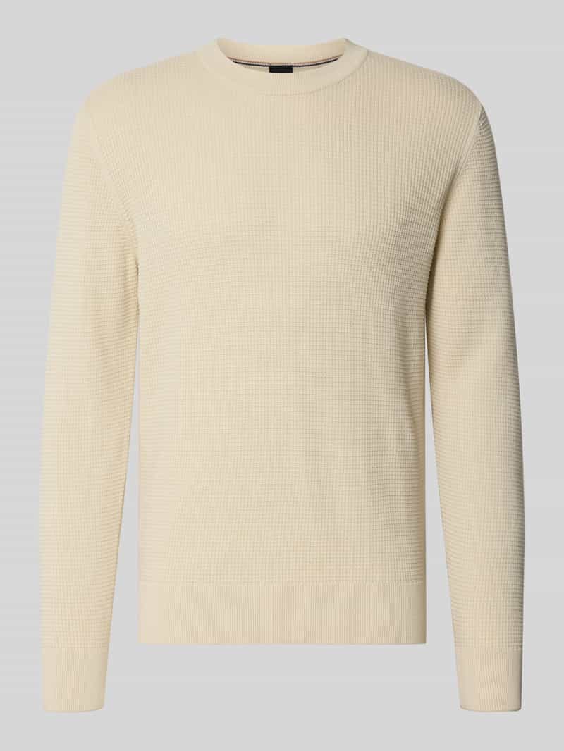 Boss Regular fit pullover van puur katoen model 'H-HIBRIDO'