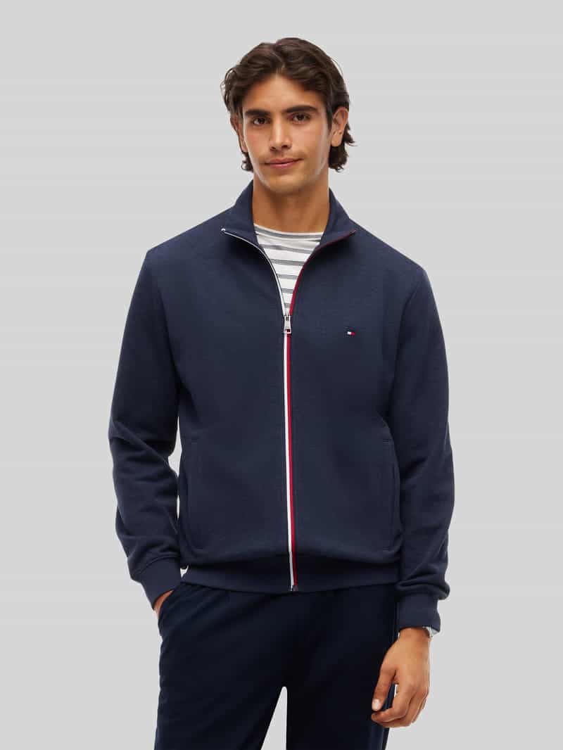 Tommy Hilfiger Regular fit sweatjack van puur katoen