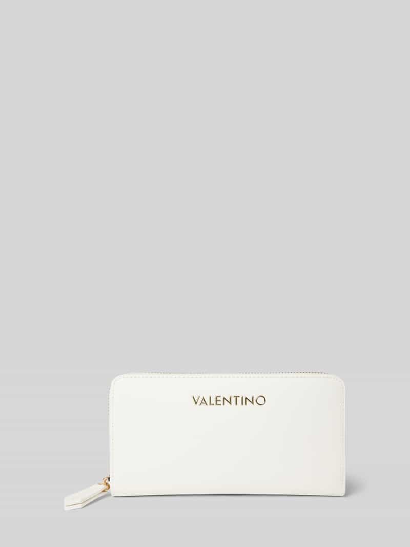 VALENTINO BAGS Portemonnee met labelapplicatie model 'ZERO RE'