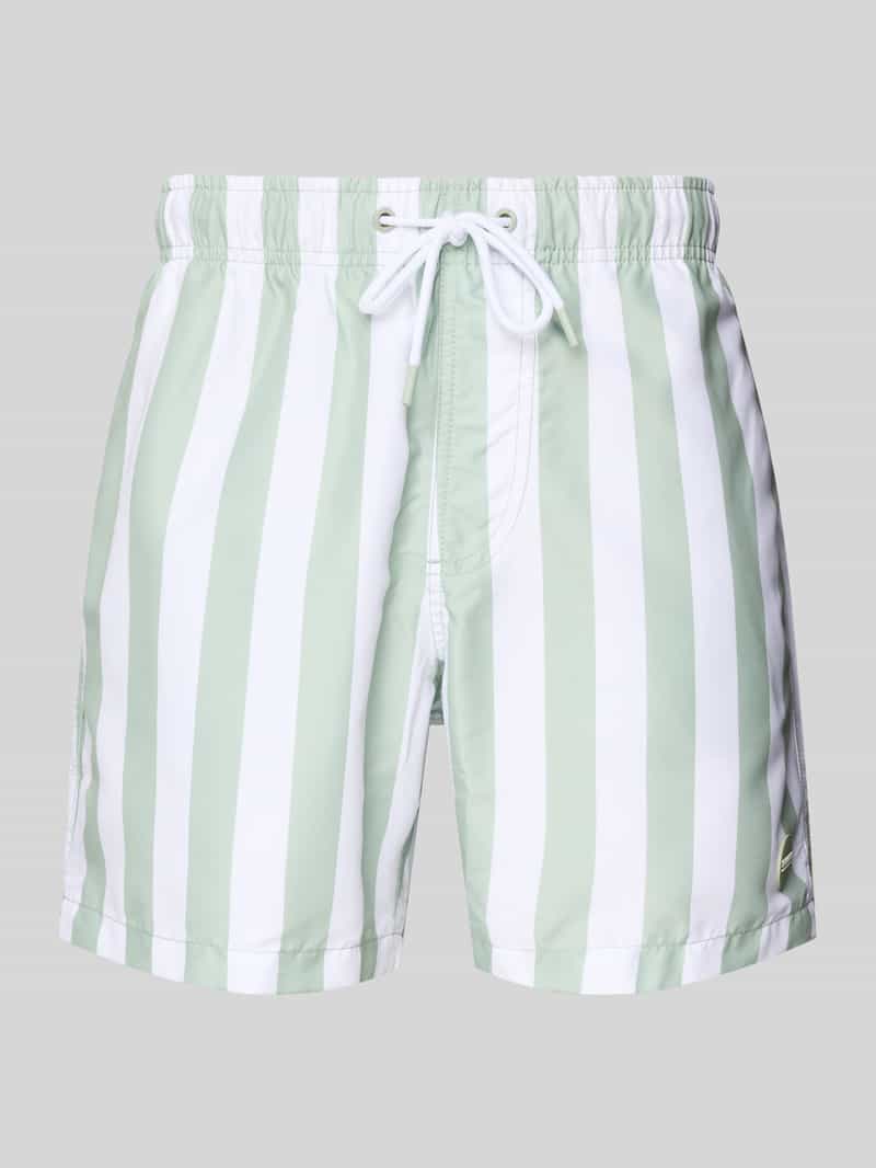 Shiwi Regular fit zwembroek met labelpatch