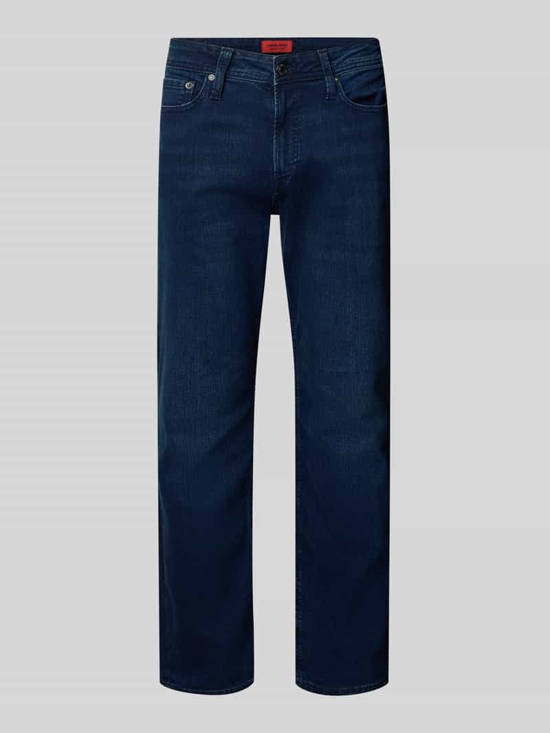 jack & jones Straight fit jeans met steekzakken model 'CLARK'