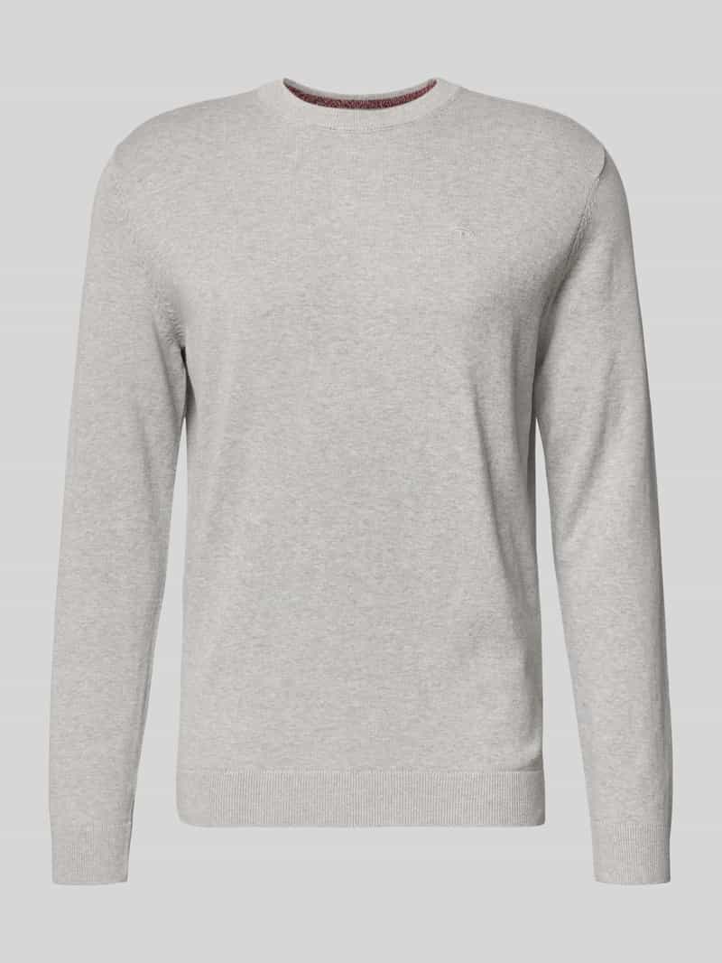 Tom Tailor Regular fit gebreide pullover van zuiver katoen