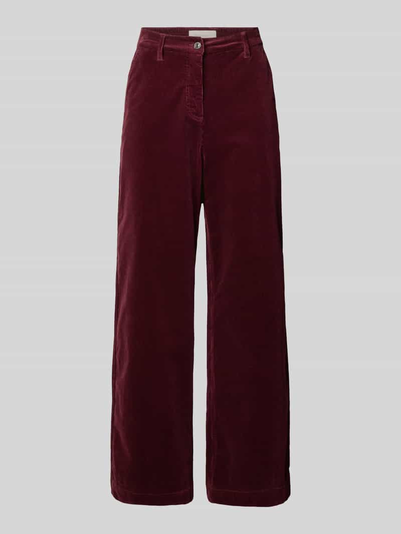 FREE QUENT Corduroy broek met wijde pijpen model 'Cordy'