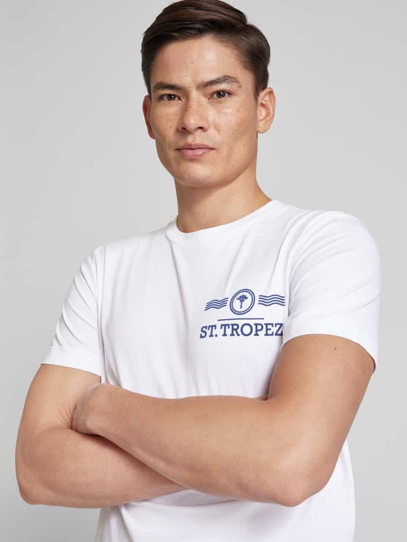 JOOP! Collection T-shirt met statementprint model 'Barrett'
