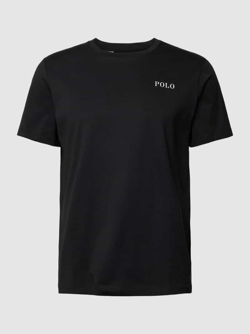 Polo Ralph Lauren Underwear T-shirt met labelprint model 'LIQUID COTTON'