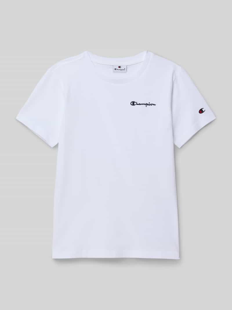 Champion T-shirt met labelstitching
