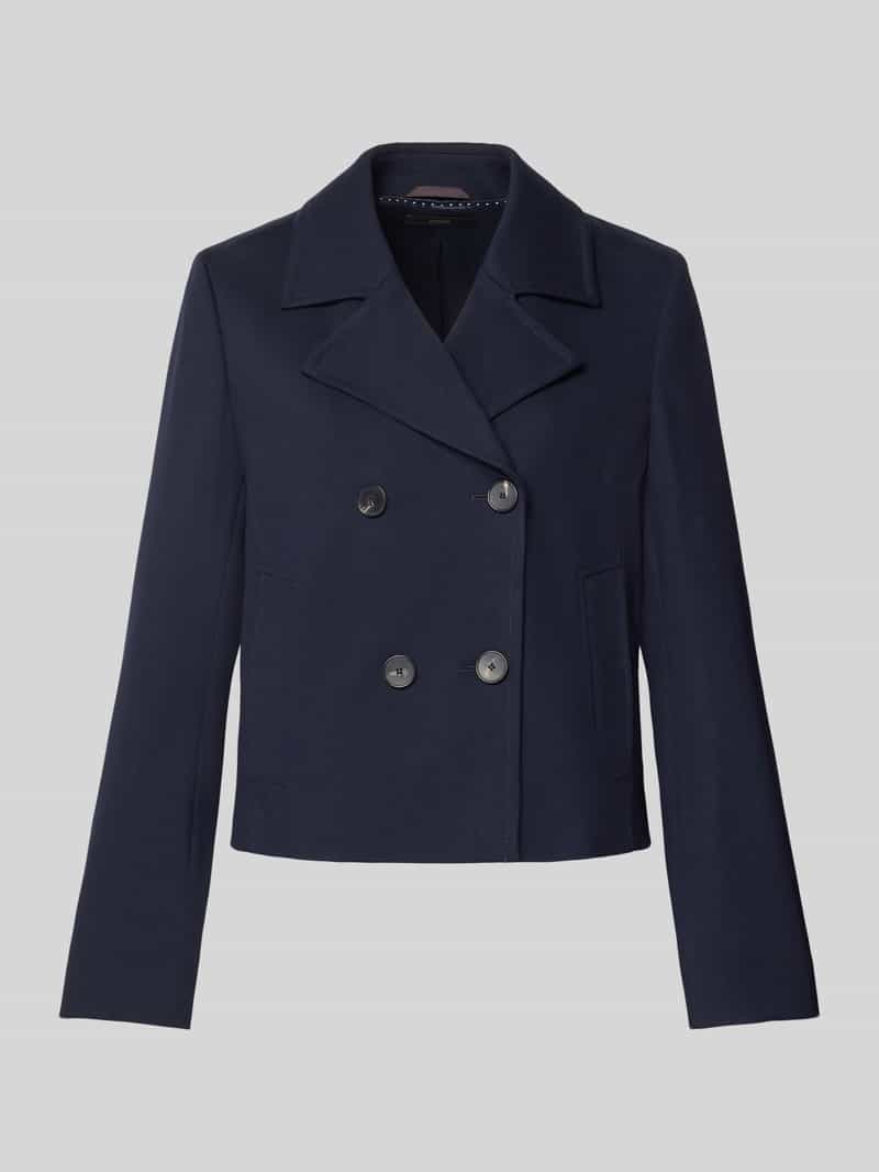 Windsor Regular fit blazer van viscosemix met reverskraag