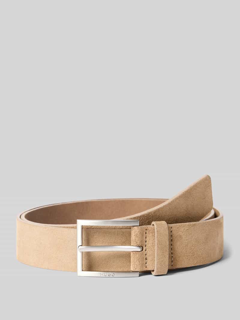 Riem van suède model 'MIRTO'