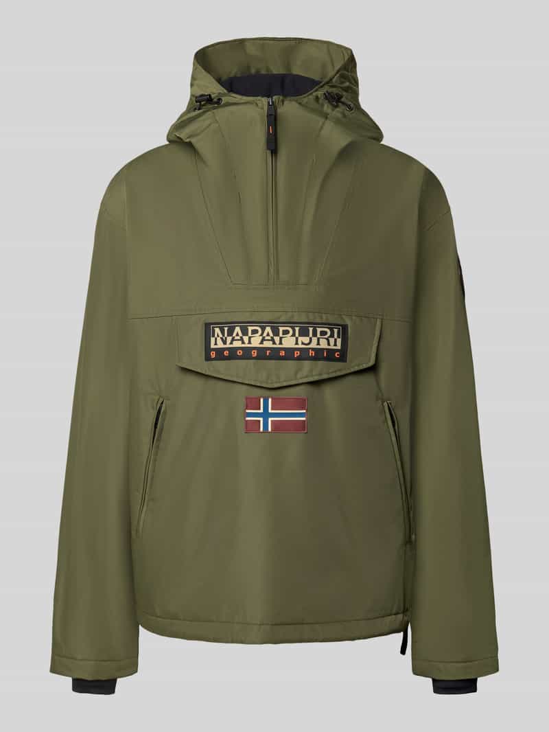 Napapijri Jack met capuchon en korte ritssluiting