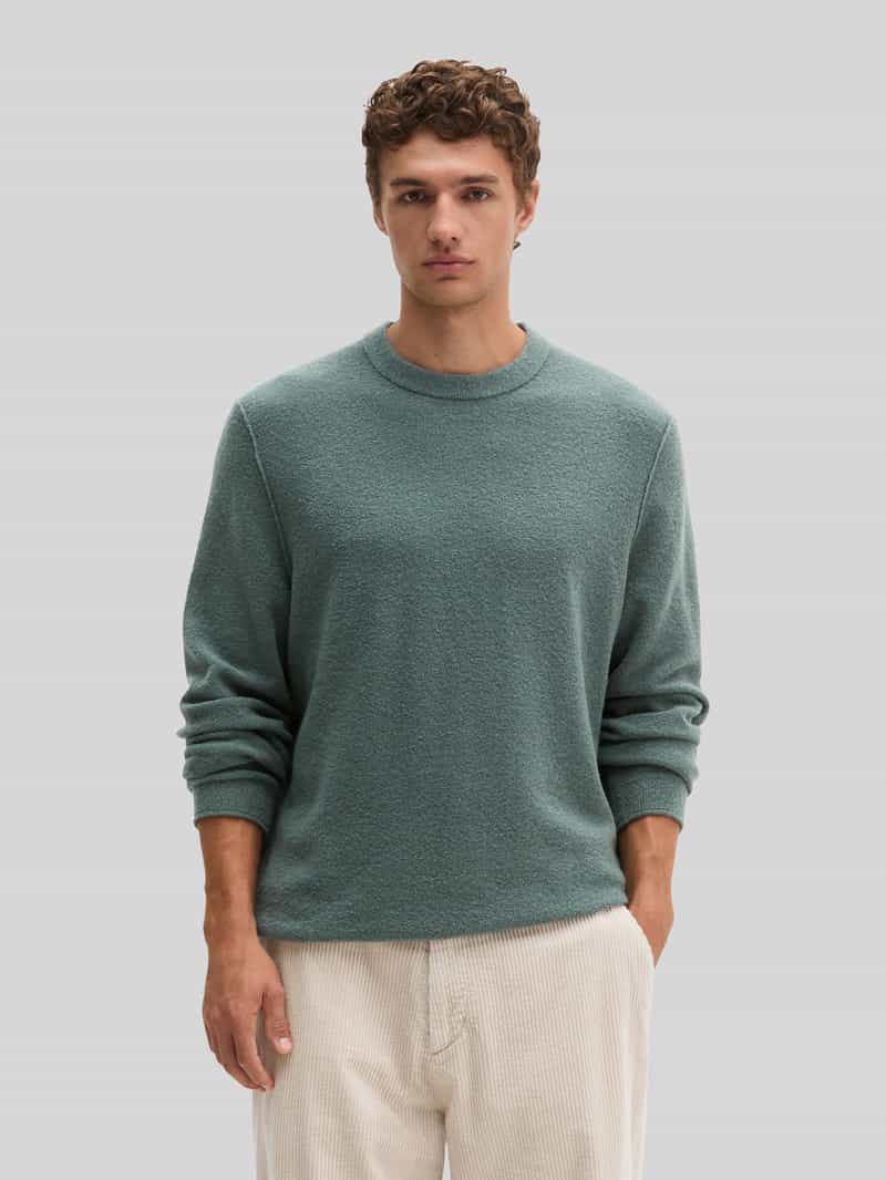 Marc O'Polo Pullover van katoenmix met een zachte structuurlook