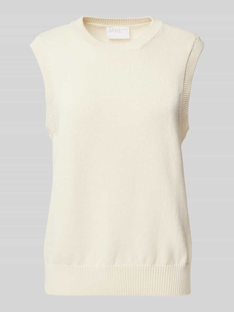 Jake*s Collection Tricottop met ronde hals