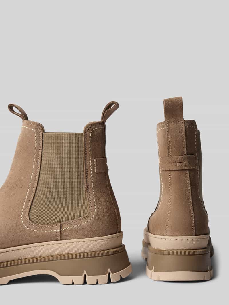 tamaris Chelsea boots van echt runderleer